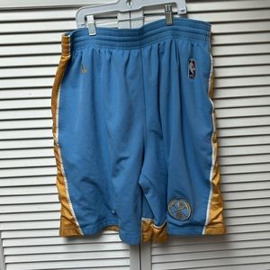 NBA Adidas Denver Nuggets vintage basketball shorts